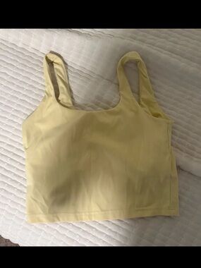 Daily Drills Pale Yellow Tank & Leggings set